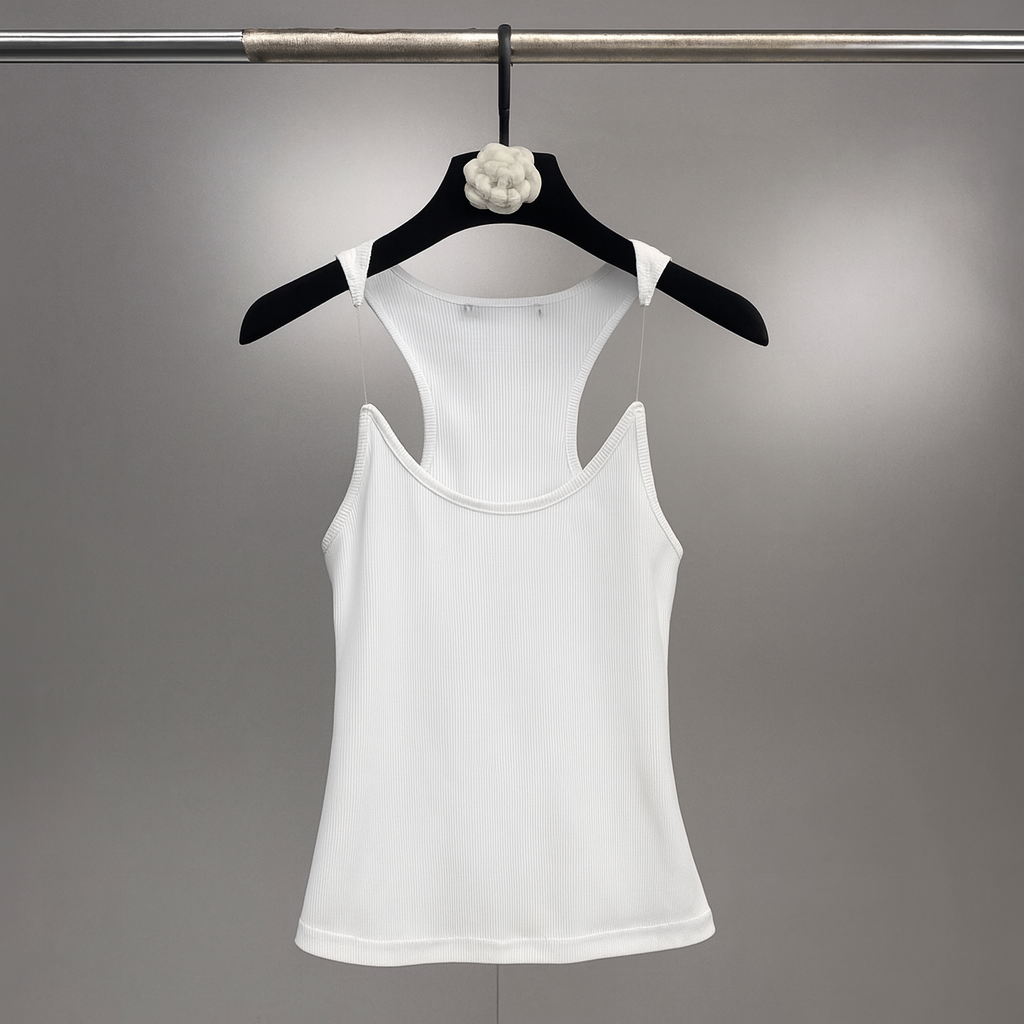 Women's Tank Top | Ribbed Racerback Design