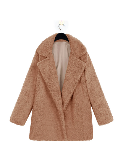 Women's Teddy Coat | Short Fit & Cosy Warmth