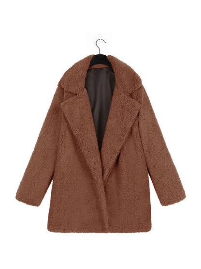 Women's Teddy Coat | Short Fit & Cosy Warmth