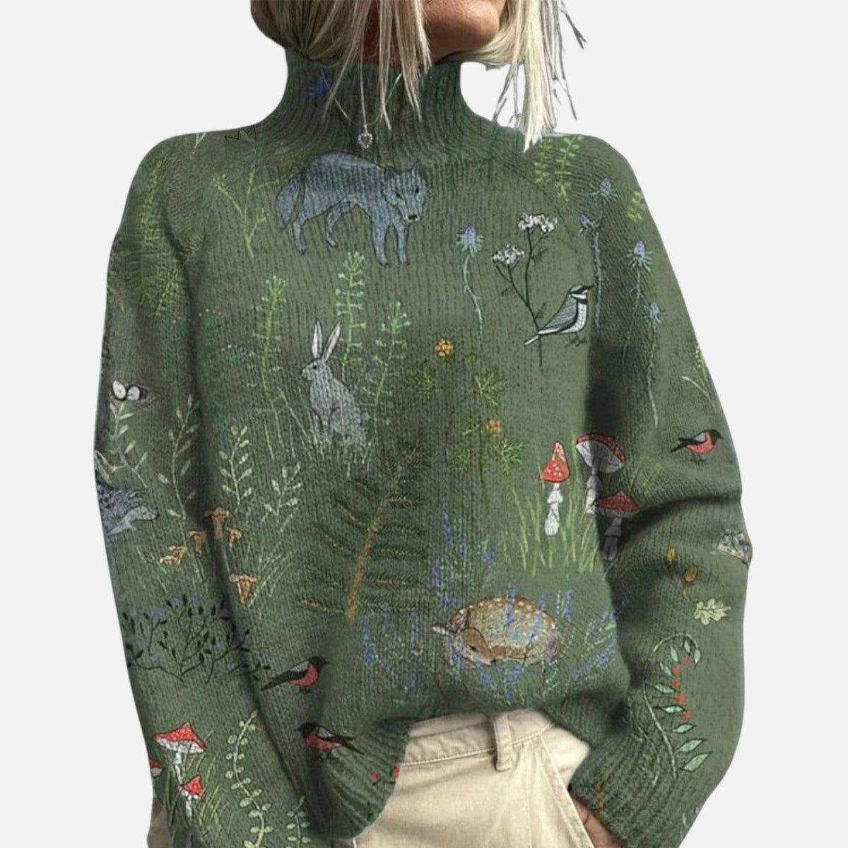 Women's Turtleneck Jumper | Soft & Relaxed Fit