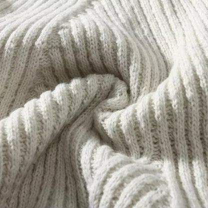 Women's Turtleneck Sweater | Ribbed Knit & Relaxed Fit