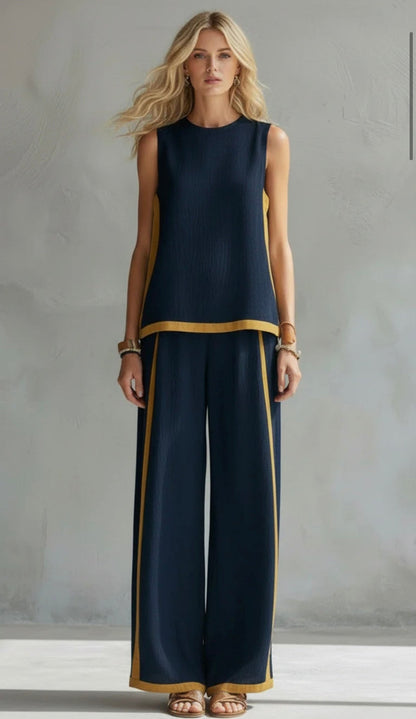 Maya | Contemporary Contrast Two-Piece Set 9