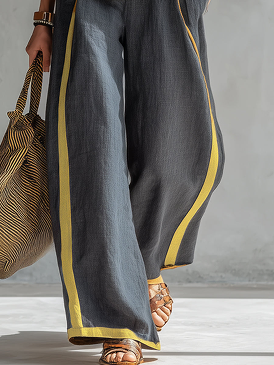 Maya | Contemporary Contrast Two-Piece Set 4