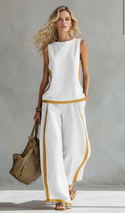 Maya | Contemporary Contrast Two-Piece Set 5