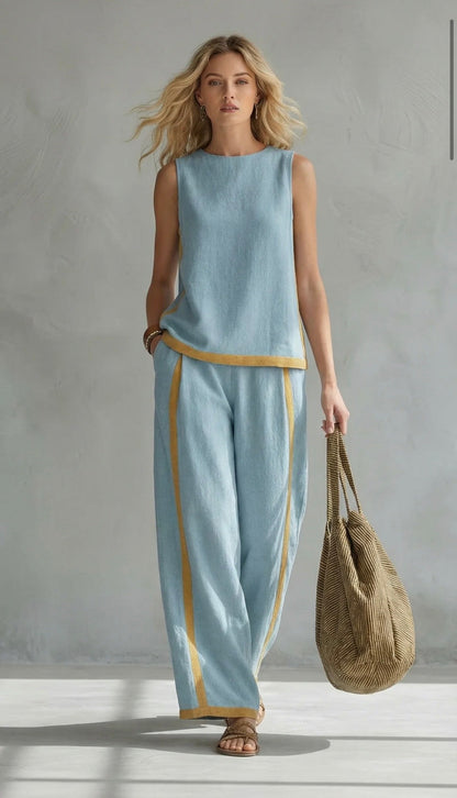 Maya | Contemporary Contrast Two-Piece Set 6