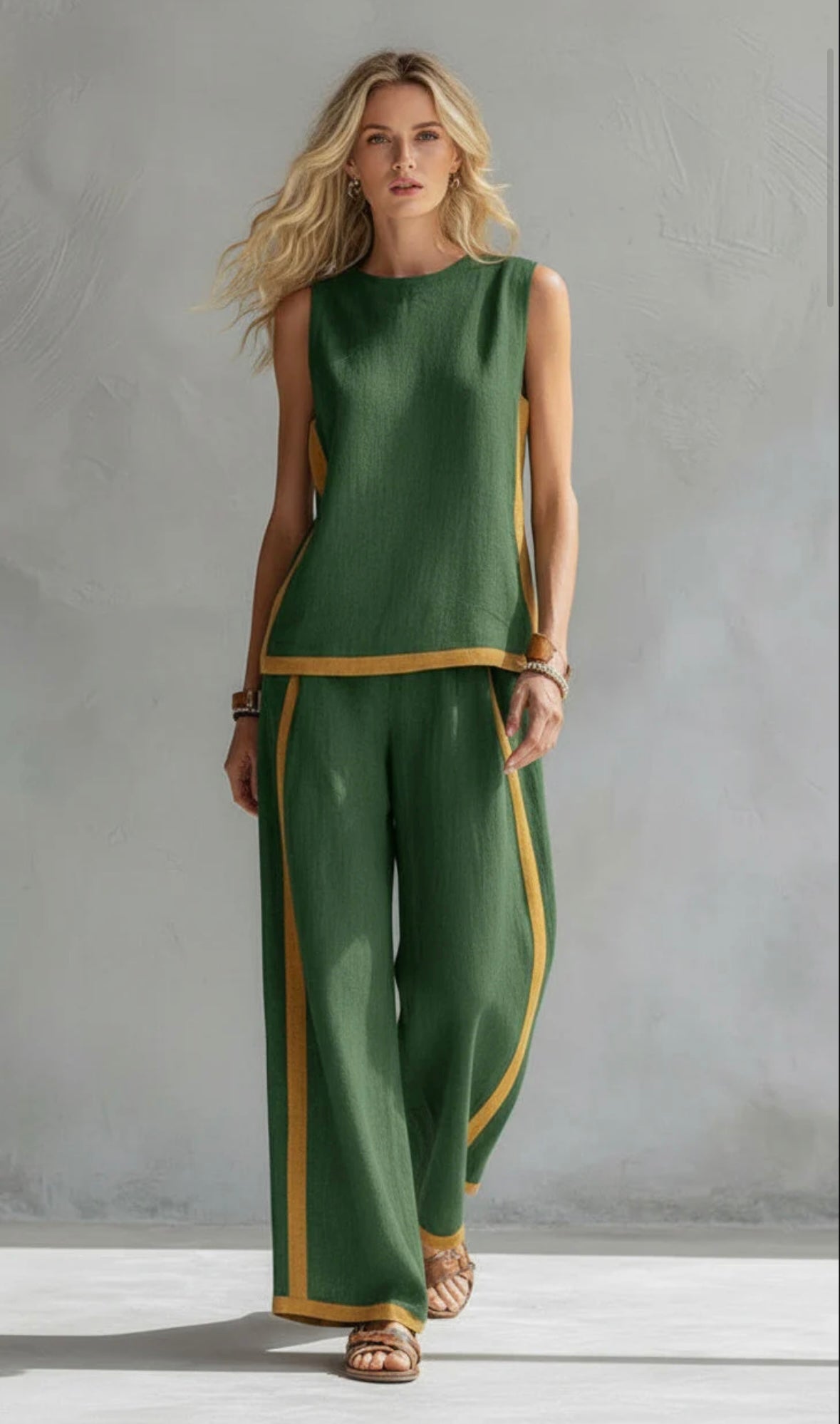 Maya | Contemporary Contrast Two-Piece Set 7