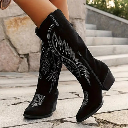 Women's Western Boots | Embroidered & Pointed Toe
