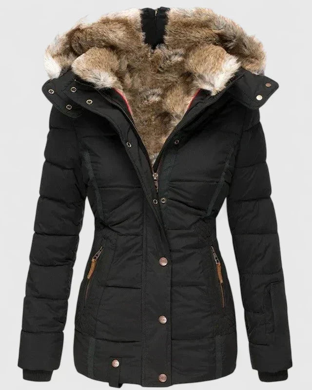 Women's Winter Coat | Adjustable Hood & Warm