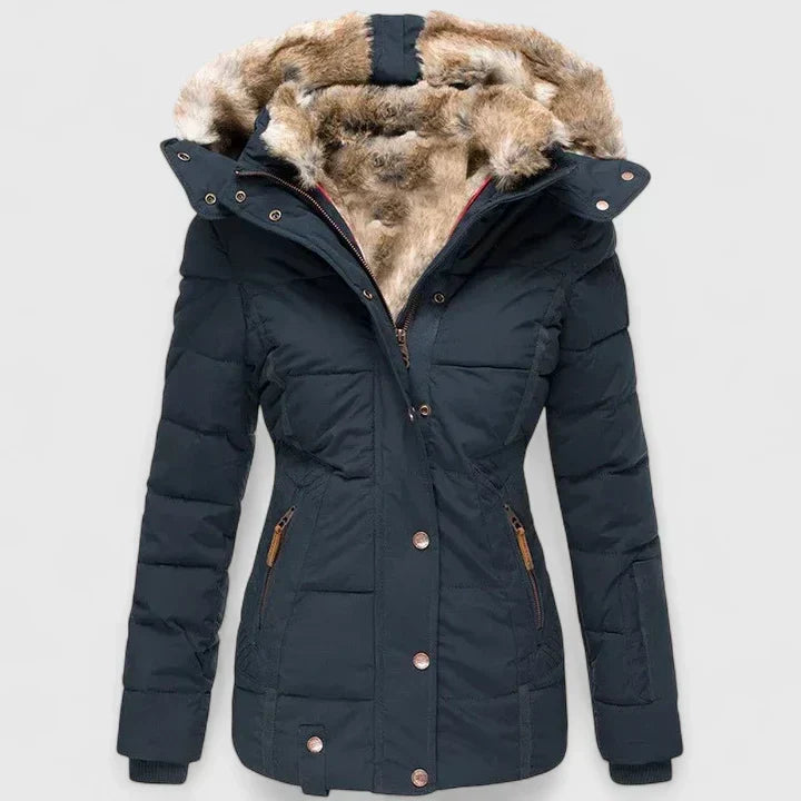 Women's Winter Coat | Adjustable Hood & Warm