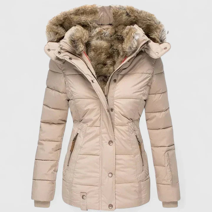 Women's Winter Coat | Adjustable Hood & Warm