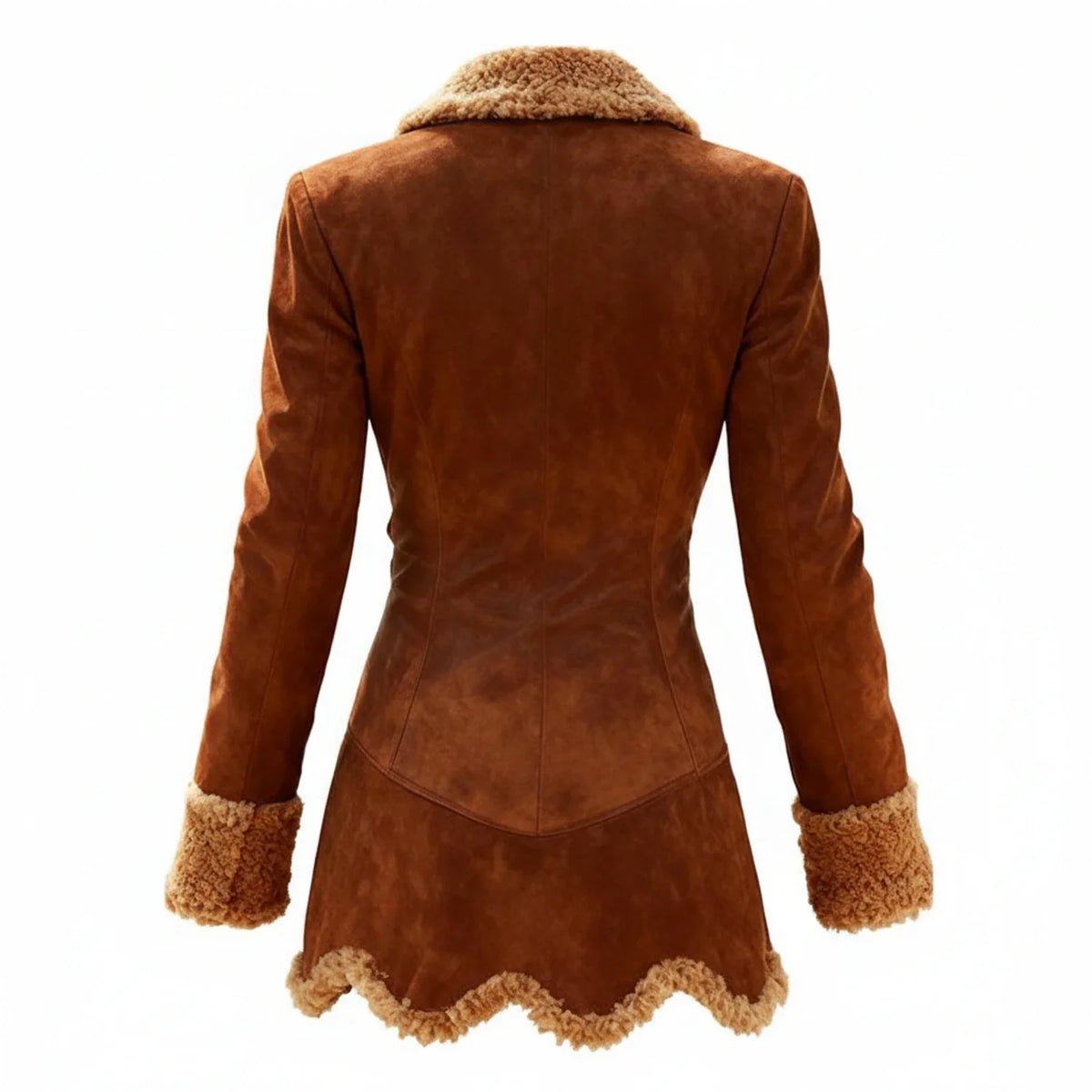Women's Winter Coat | Fur Trim & Fitted Design