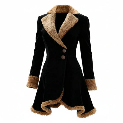 Women's Winter Coat | Fur Trim & Fitted Design
