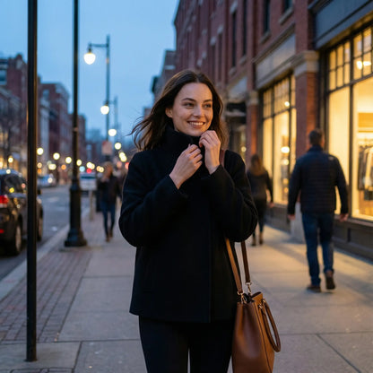 Women's Winter Coat | High Collar & Relaxed Fit