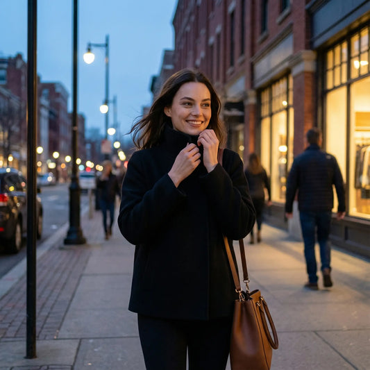Women's Winter Coat | High Collar & Relaxed Fit