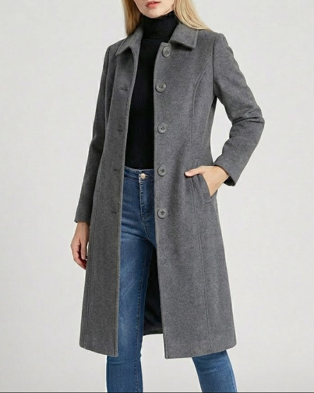 Women's Winter Coat | Tailored A-Line Fit