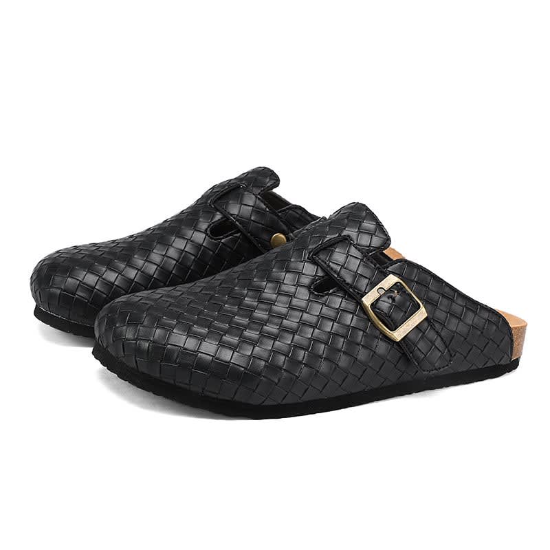 Women's Woven Clogs | Adjustable Buckle Strap