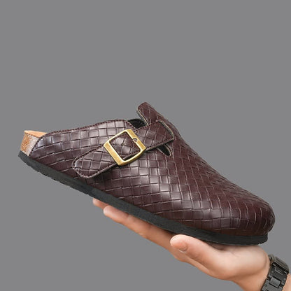 Women's Woven Clogs | Adjustable Buckle Strap