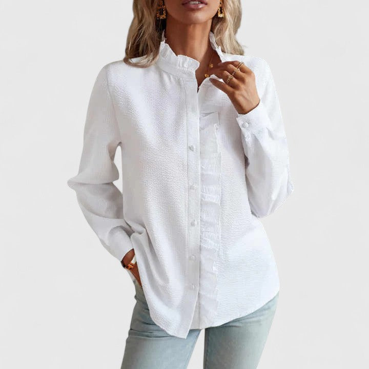 Yasmine | Chic Long Sleeve Blouse for Any Occasion
