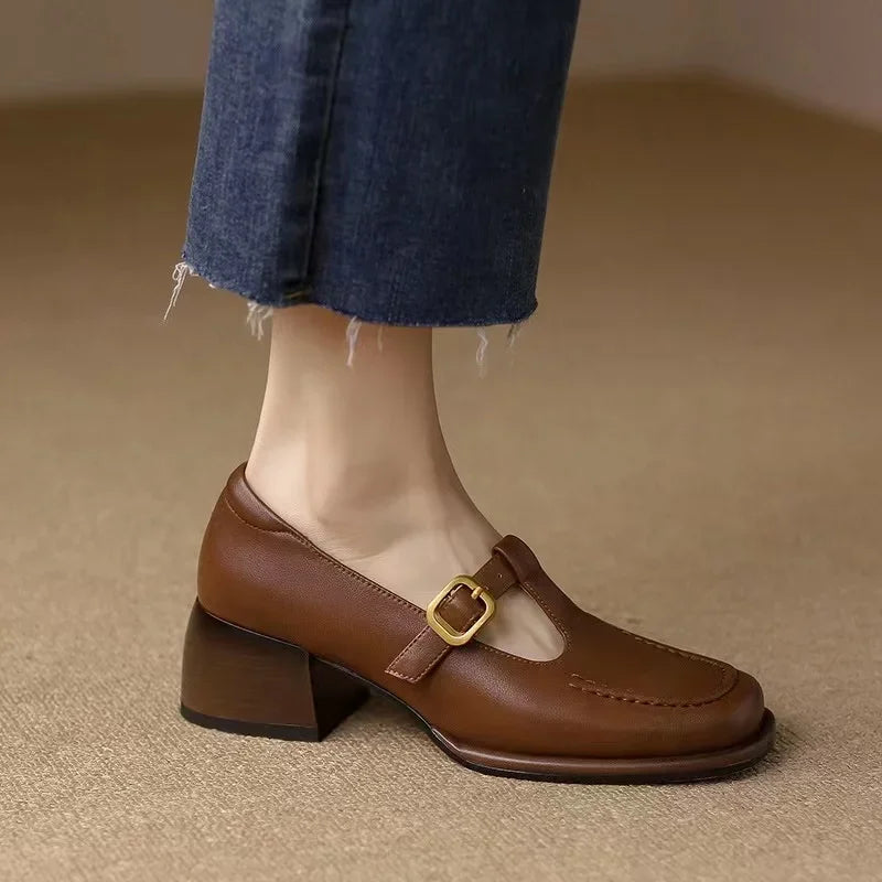 Ysolenne T-Strap Sandals for Stylish Summer Wear