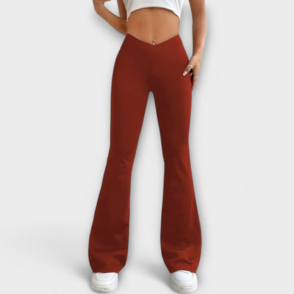 Serena Flared Leg Trousers for Effortless Style