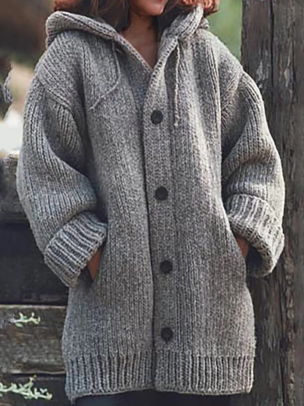 Image of Ariel | Women's Hooded Oversized Cardigan