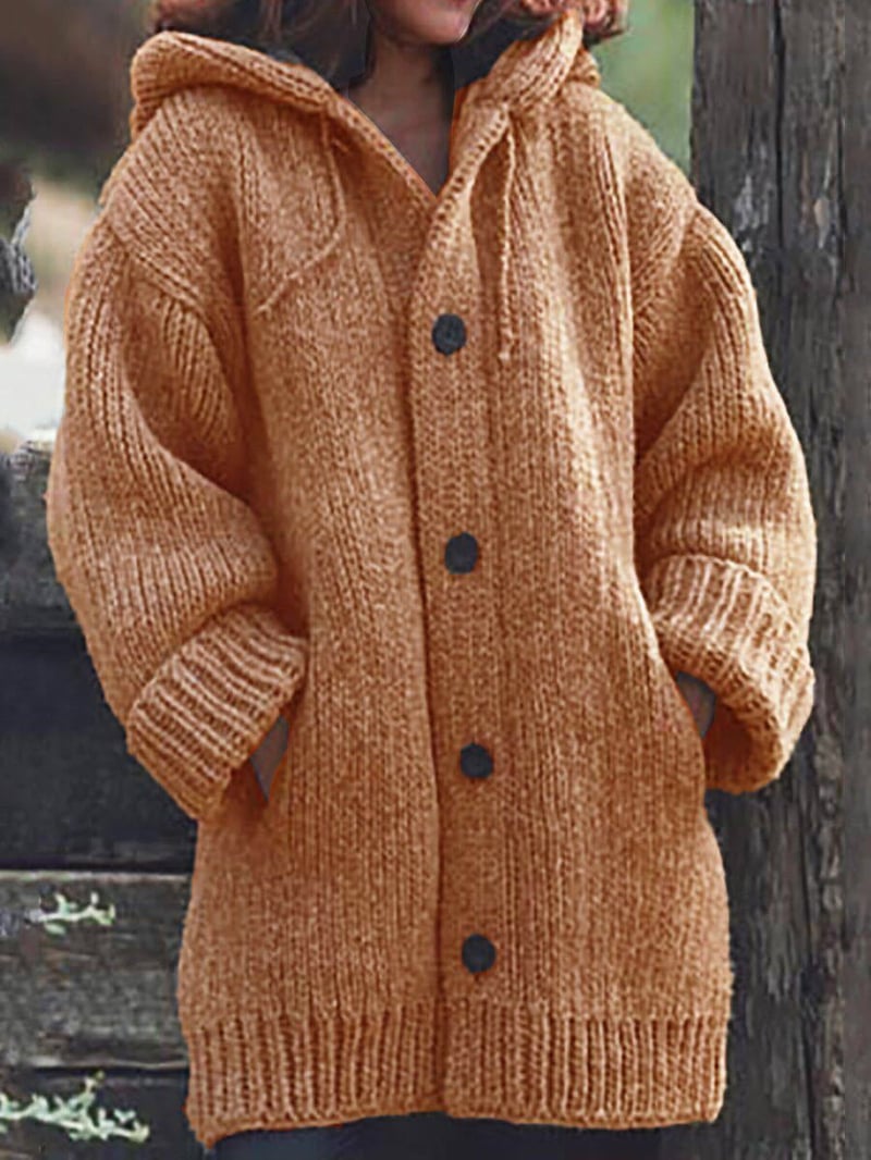 Image of Ariel | Women's Hooded Oversized Cardigan