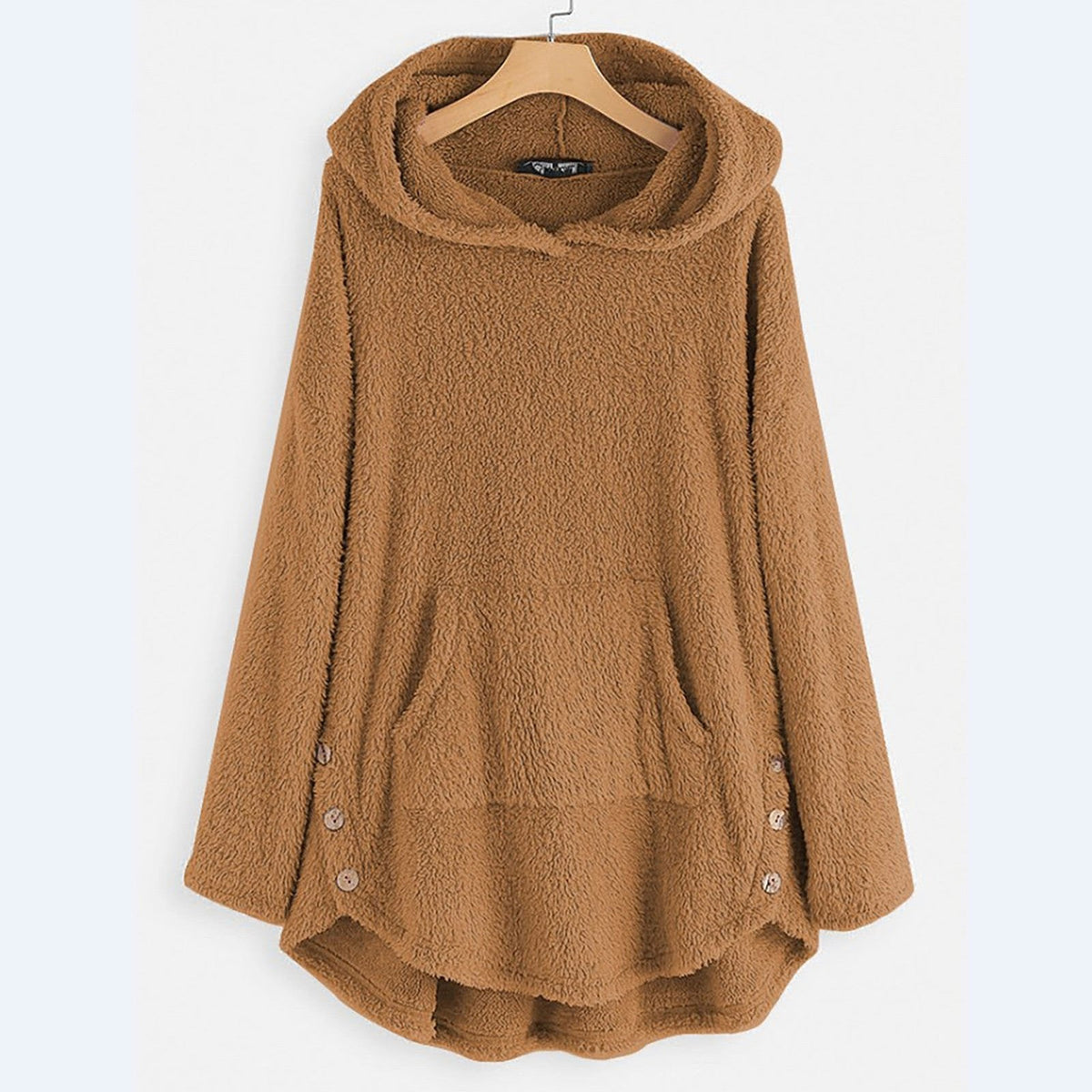 Women's Plush Hoodie | Cozy Chest Pocket Design