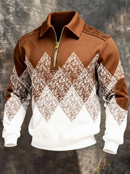 Women's Half-Zip Sweater | Structured Casual Fit