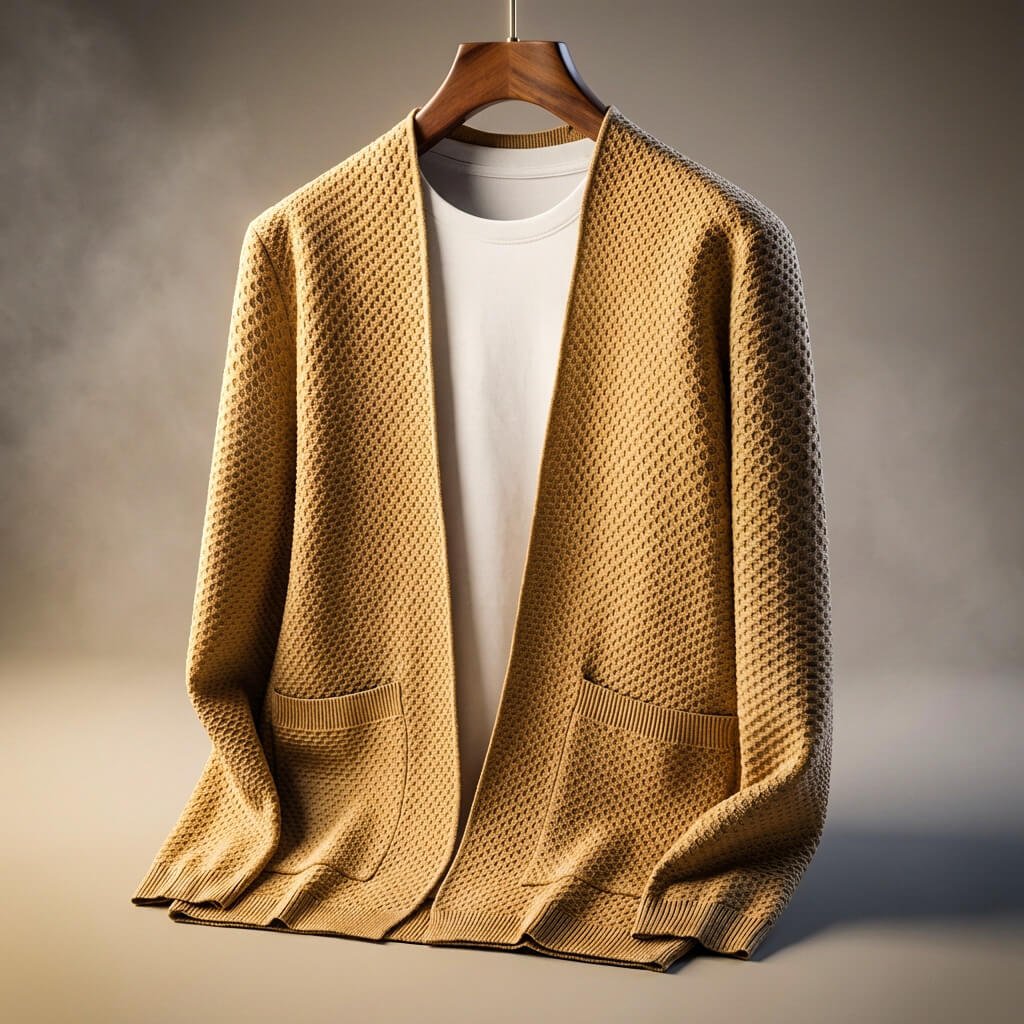 Women's Honeycomb Knit Cardigan | Lightweight & Soft