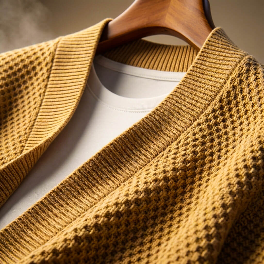 Women's Honeycomb Knit Cardigan | Lightweight & Soft