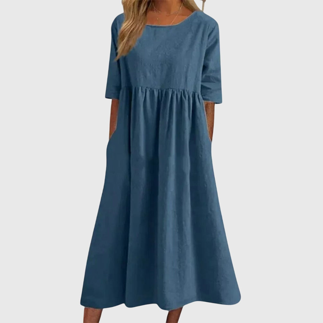 Haisley™ | Chic Short-Sleeved Dress for Any Occasion