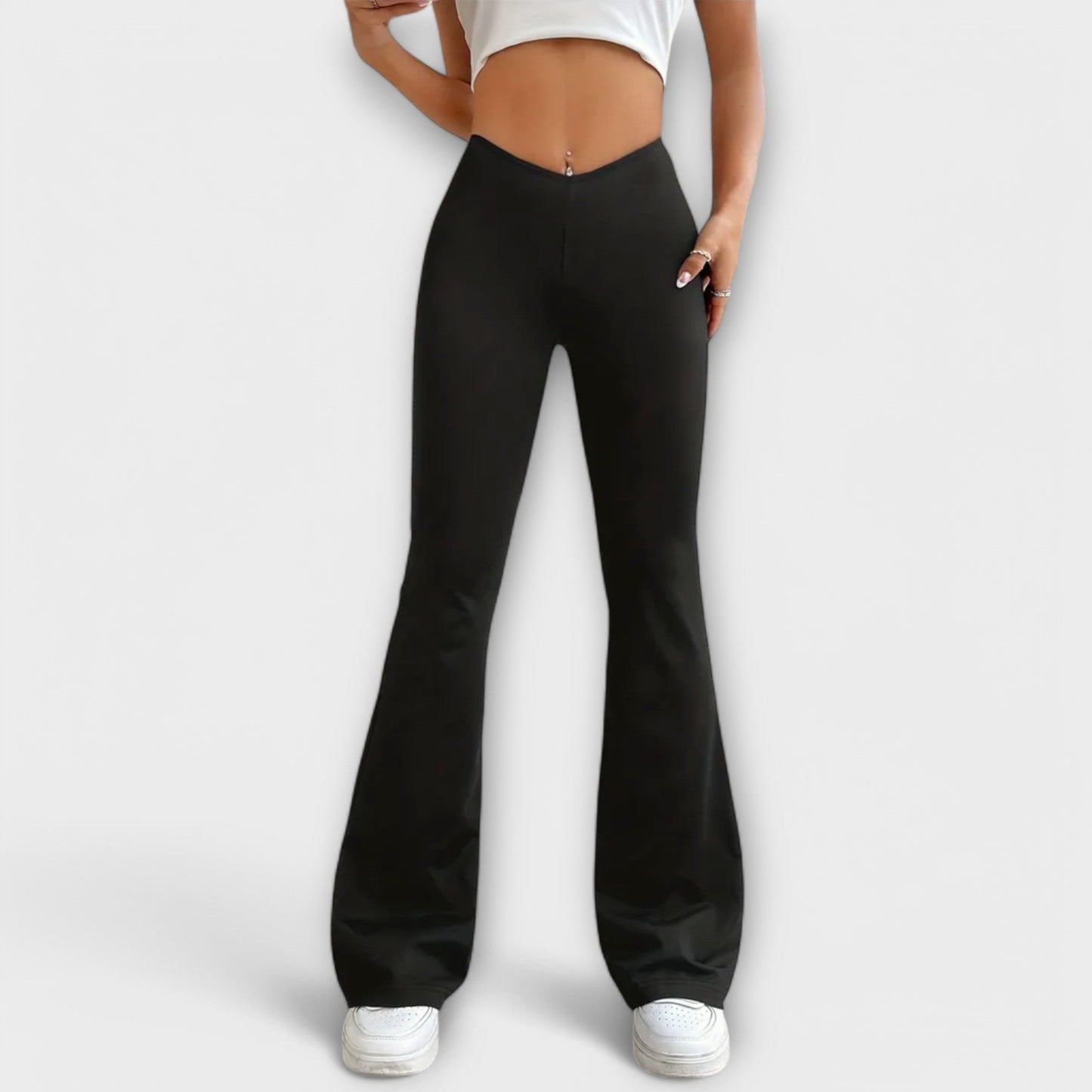 Serena Flared Leg Trousers for Effortless Style