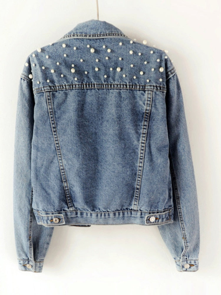 Women's Jacket | Embroidered Pearl Detail 5