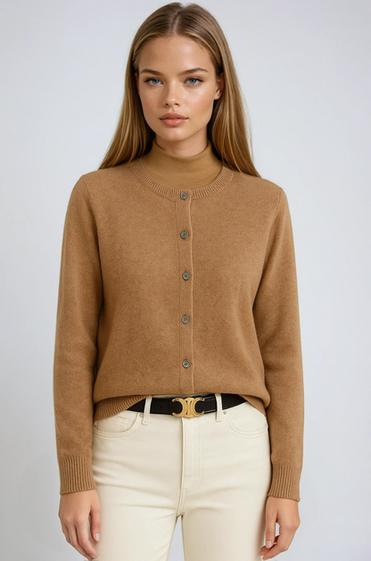 Women's Roll Neck Cardigan | Button-Up & Relaxed Fit 8