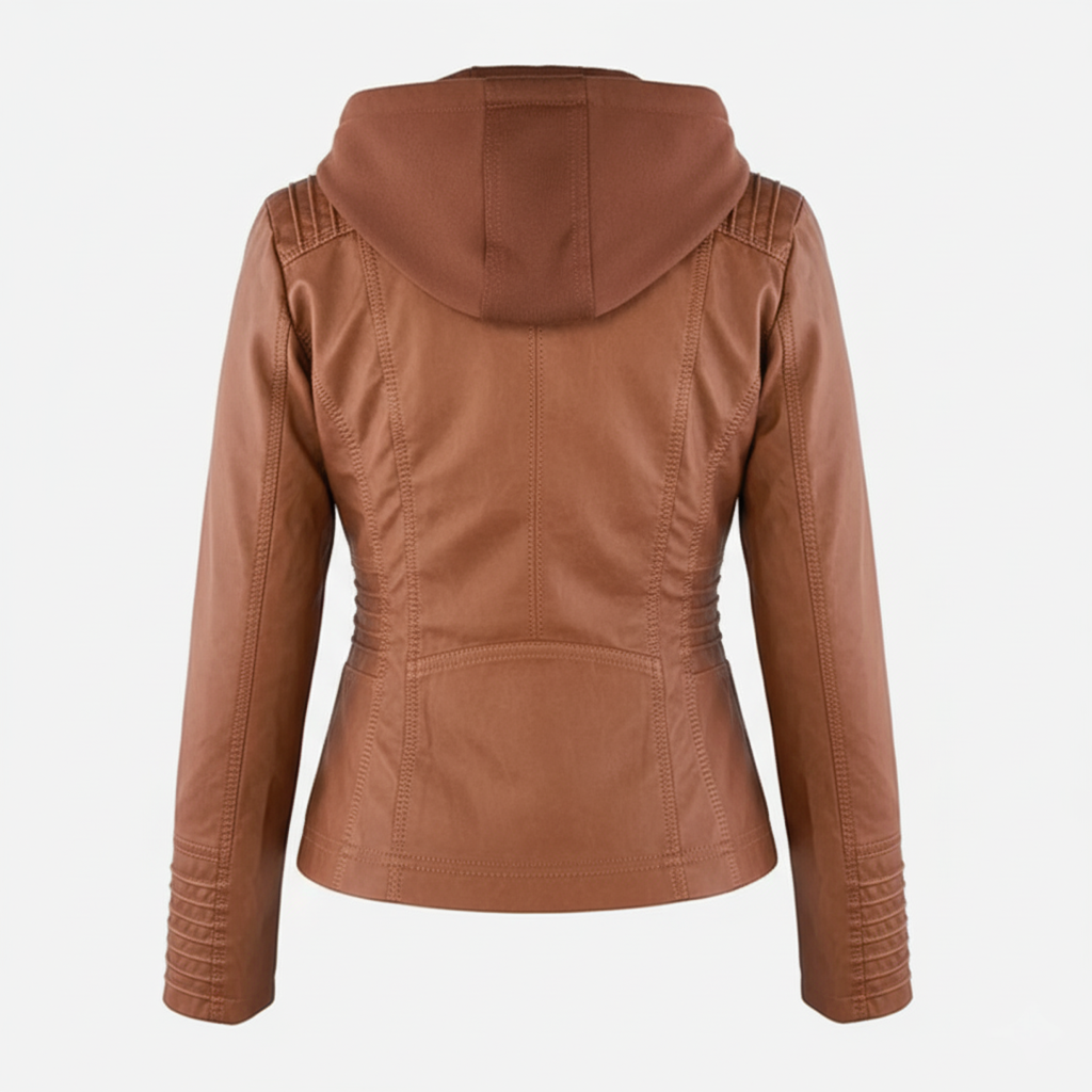 Women's Biker Jacket | Fitted Silhouette & Full Zip 7