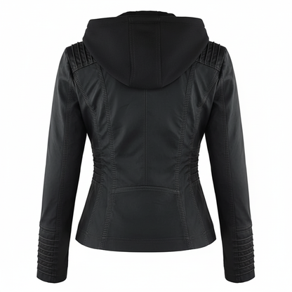 Women's Biker Jacket | Fitted Silhouette & Full Zip 9