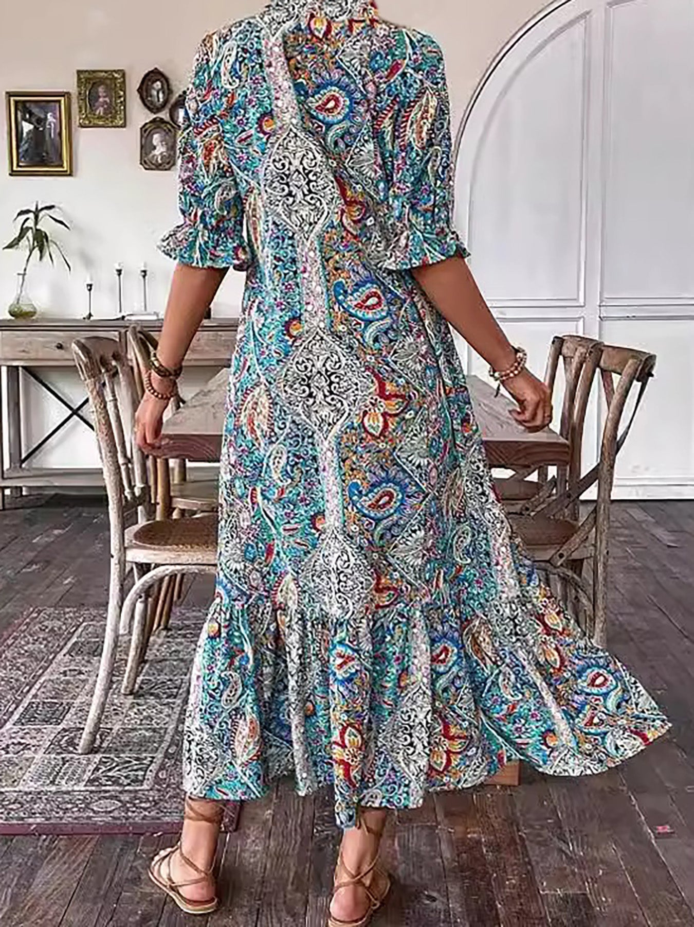 Gene | Boho Chic Maxi Dress for Any Occasion