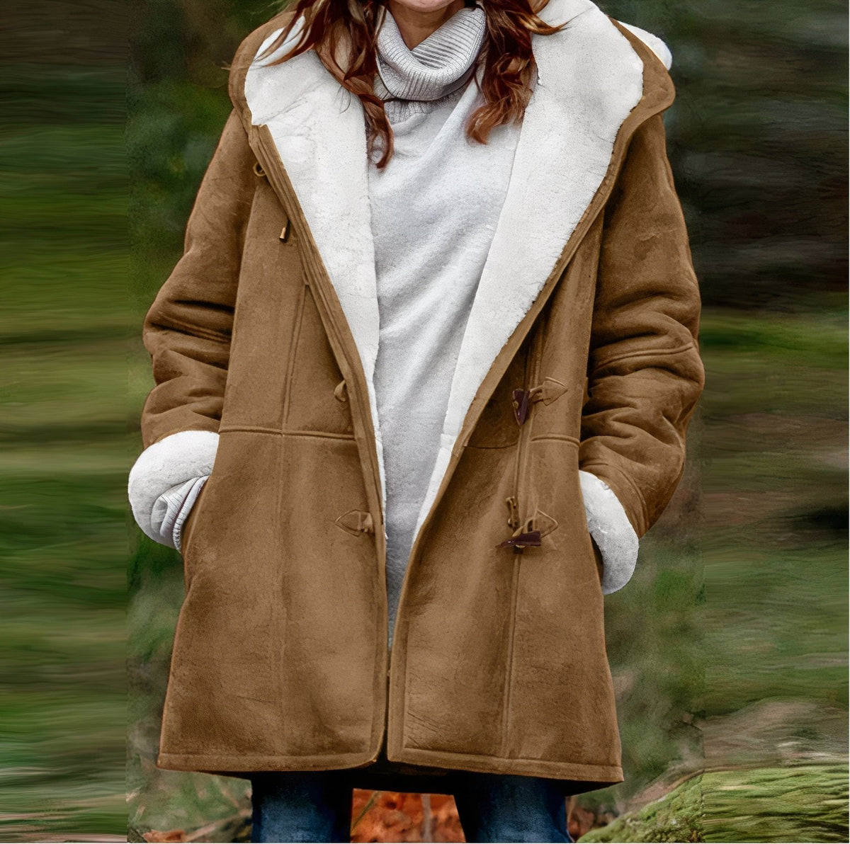 Women's Winter Coat | Hooded & Warm Lined 3
