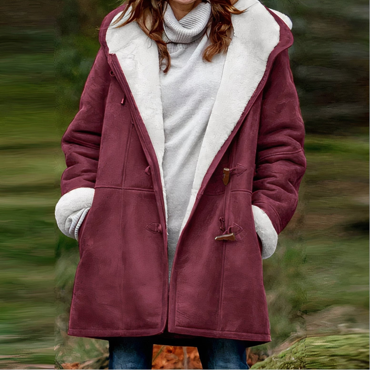 Women's Winter Coat | Hooded & Warm Lined 5