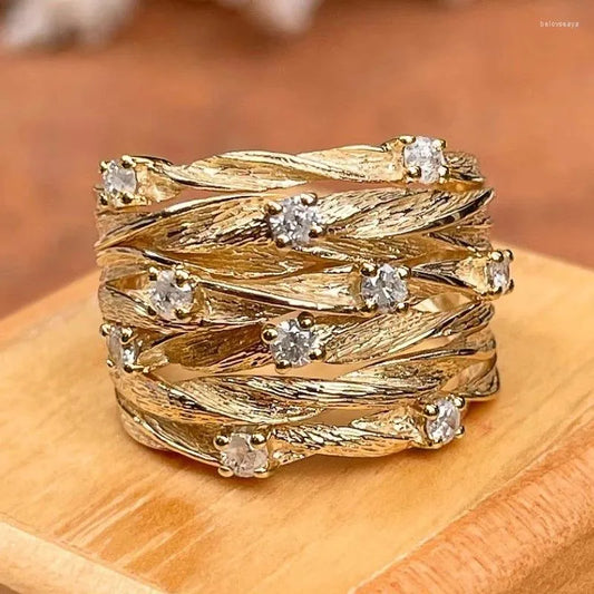 Vintage Boho Gold Ring
