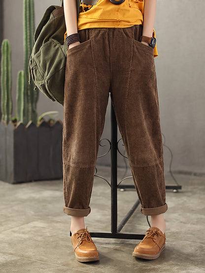Women's Pants | Elastic Waist & Full Length 1