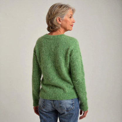 Women's Retro Knit Sweater | Soft & Cosy Comfort