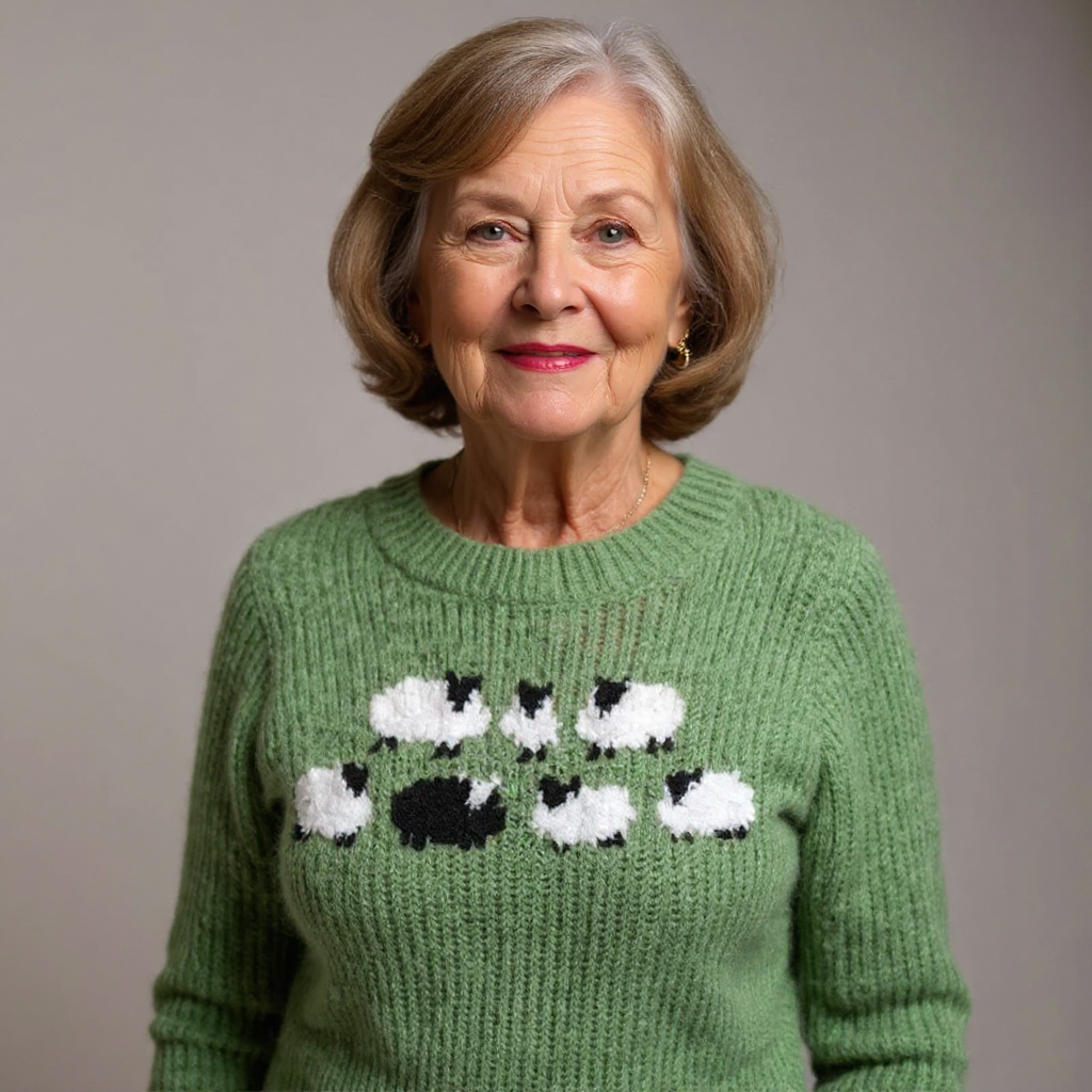 Women's Retro Knit Sweater | Soft & Cosy Comfort