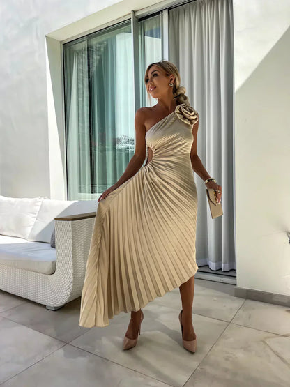 Wedding Guest Dress with Floral Design