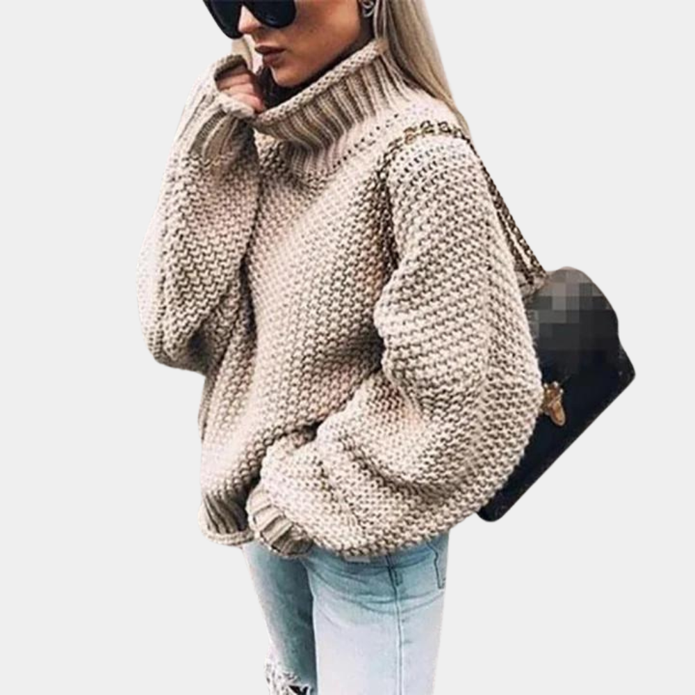 Image of Hailey | Women's Oversized Turtleneck Sweater