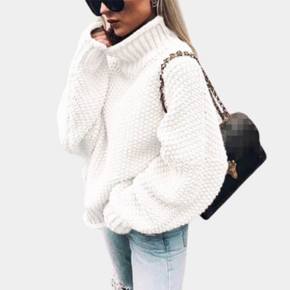 Image of Hailey | Women's Oversized Turtleneck Sweater