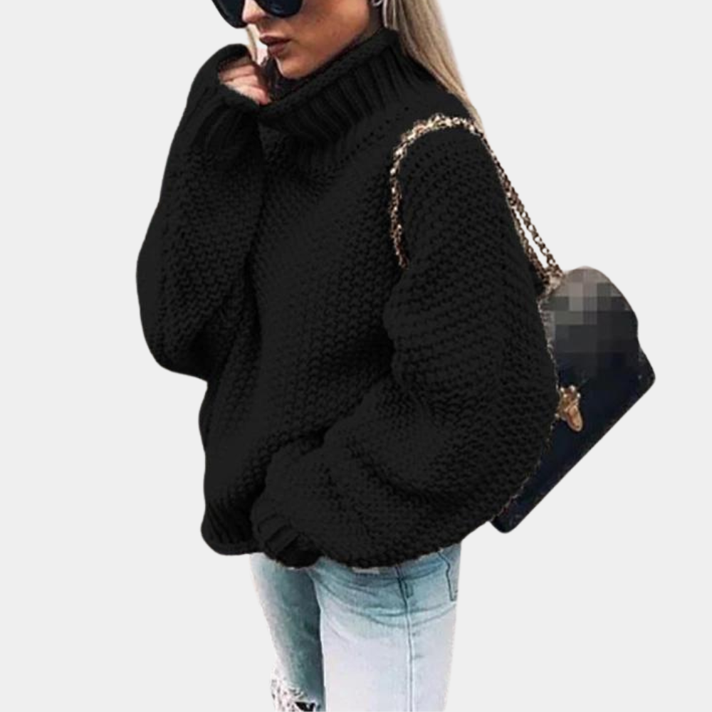 Image of Hailey | Women's Oversized Turtleneck Sweater