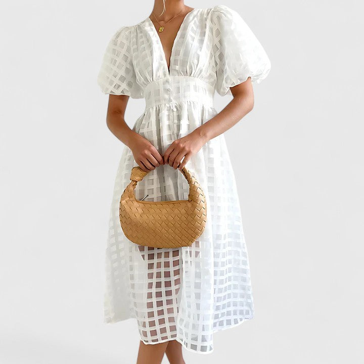 Elanqi | Chic Midi Dress for Any Occasion