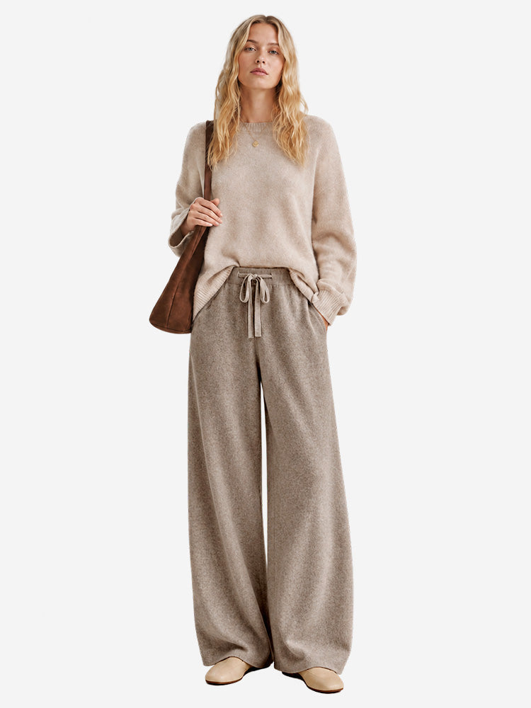 Women's Wide-Leg Trousers | Soft, Flowing Drape