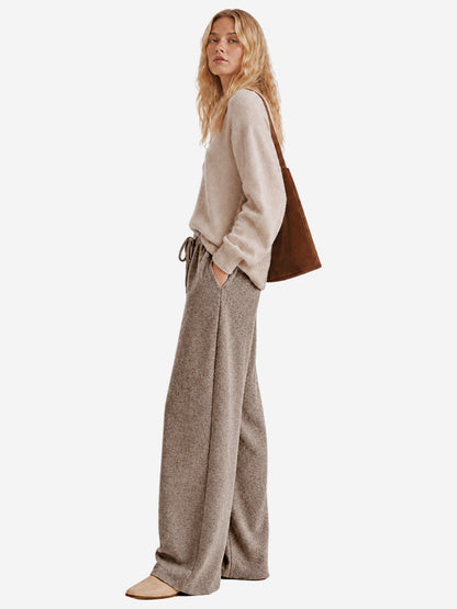 Women's Wide-Leg Trousers | Soft, Flowing Drape
